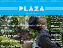 Tablet Screenshot of plazacinema.org.uk
